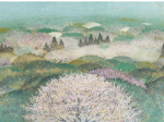 「吉野の山桜」 （P6号）