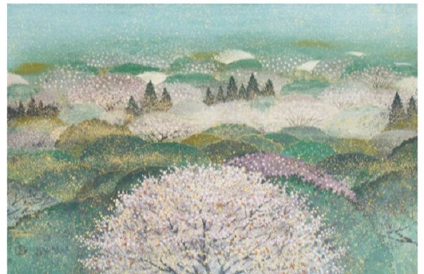 「吉野の山桜」 （P6号）