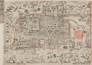 新板京絵図 天明8年(1788)
