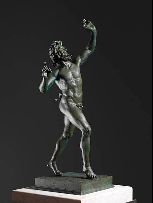 《踊るファウヌス》ブロンズ　ナポリ国立考古学博物館蔵