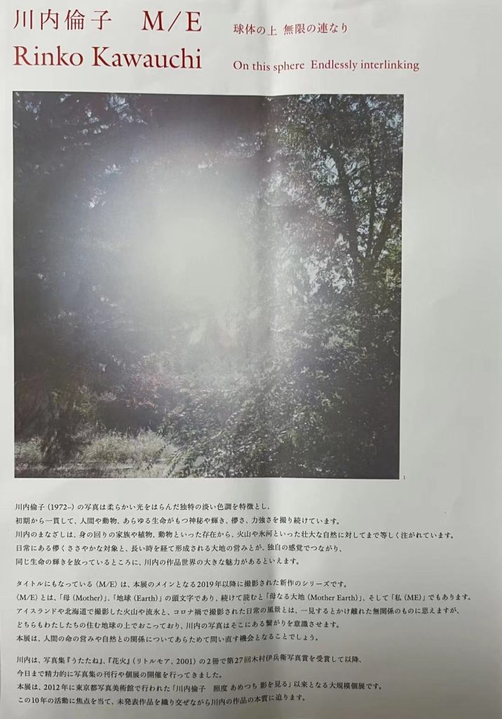 「川内倫子展　M／E　球体の上無限の連なり」東京オペラシティ アートギャラリー