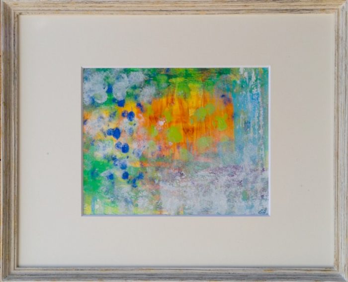 No.10「虹のはじまり」  257×318mm  アクリル絵の具、紙