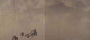 横山大観《雲去来》 熊本県立美術館所蔵 大正6年（1917） （前期展示）