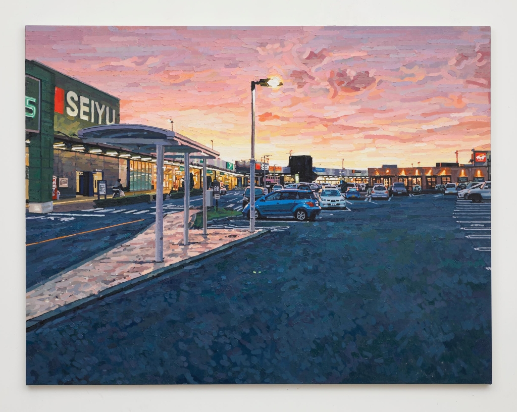 富田直樹 「夕暮れ」 2021, 112 × 145.5 × 3 cm, oil on canvas ©︎Naoki Tomita / MAHO KUBOTA GALLERY