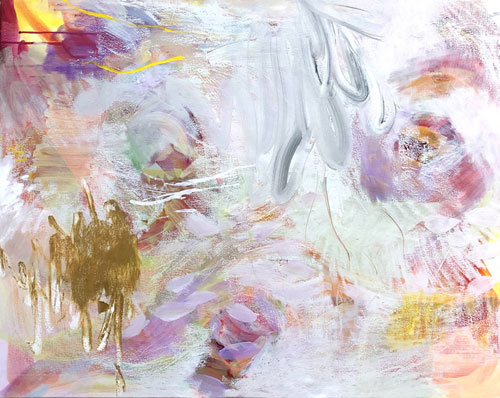 寺島みどり "心の弱い人のもの" | 油彩／キャンバス | 72.2x91cm | 2018年
