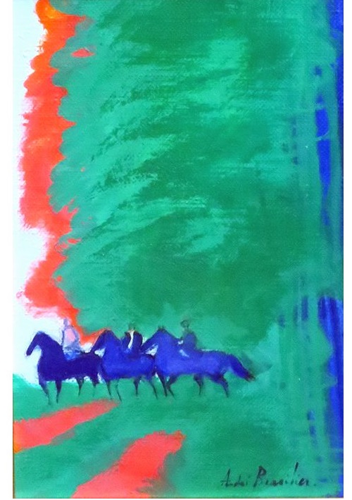 アンドレ・ブラジリエ『森の乗馬』