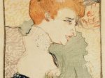 アンリ・ド・トゥールーズ＝ロートレック《マルセル・ランデール嬢》　1895年　リトグラフ、紙　メナード美術館蔵