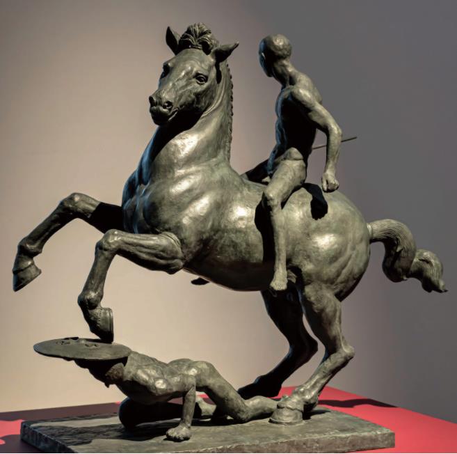 《スフォルツァ騎馬像》（再現作品）2019　制作：東京造形大学　撮影：山上洋平