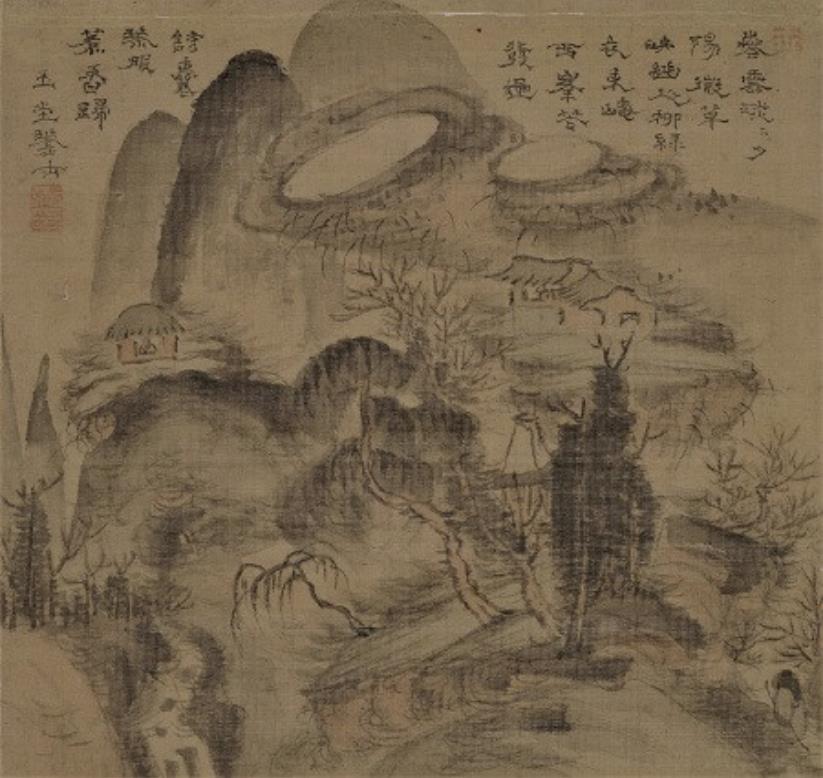 浦上玉堂(1745-1820)《春山訪里》江戸時代　18-19世紀　(前期のみ)