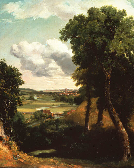 ジョン・コンスタブル《デダムの谷》1805-17年頃