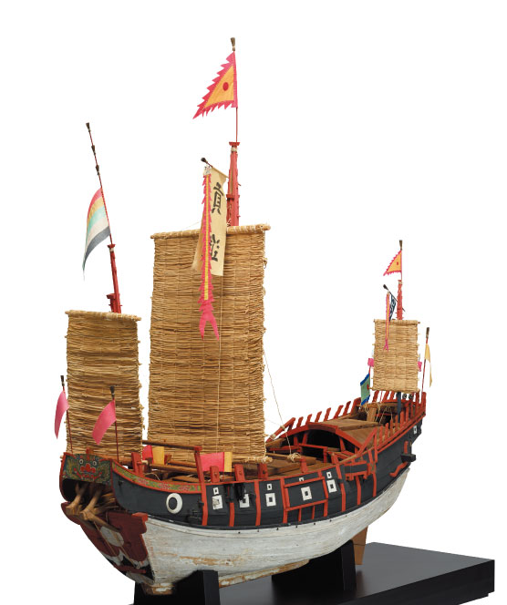 《進貢船模型》明治時代 19世紀（東京国立博物館蔵）