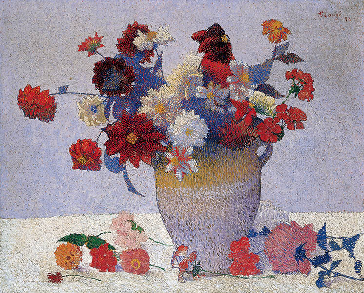 花瓶の花束》アシール・ロージェ　1894年　油彩・カンヴァス　60×73 cm ASSOCIATION DES AMIS DU PETIT PALAIS, GENEVE
