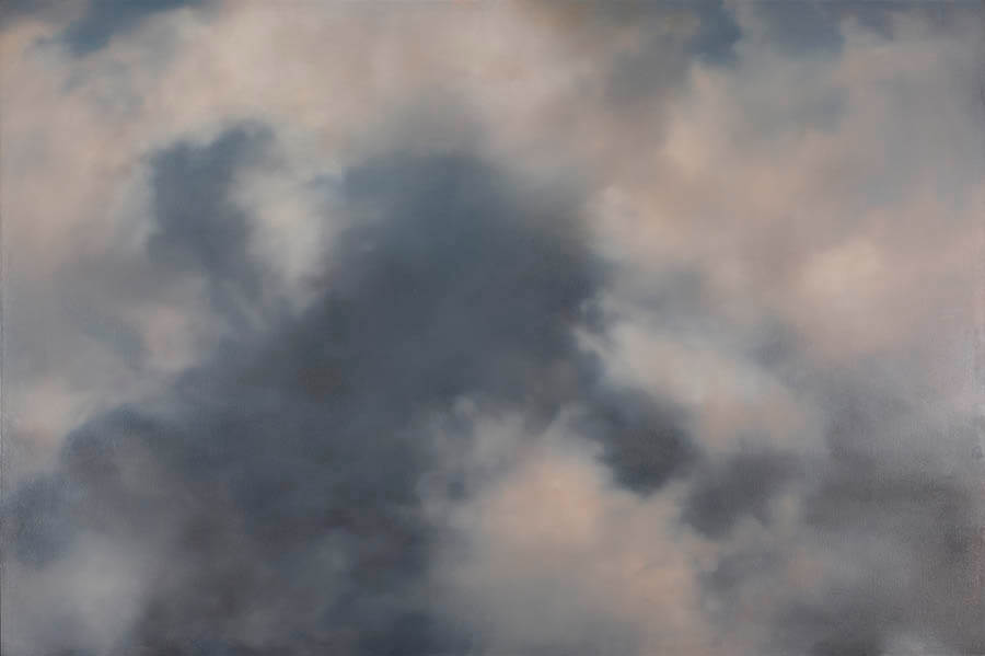 ゲルハルト・リヒター　《雲》　1970年　油彩・カンヴァス　フォルクヴァング美術館　