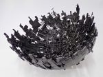 久野彩子「transform-hemisphere-」46×46×30cmアルミ青銅・ブロンズ