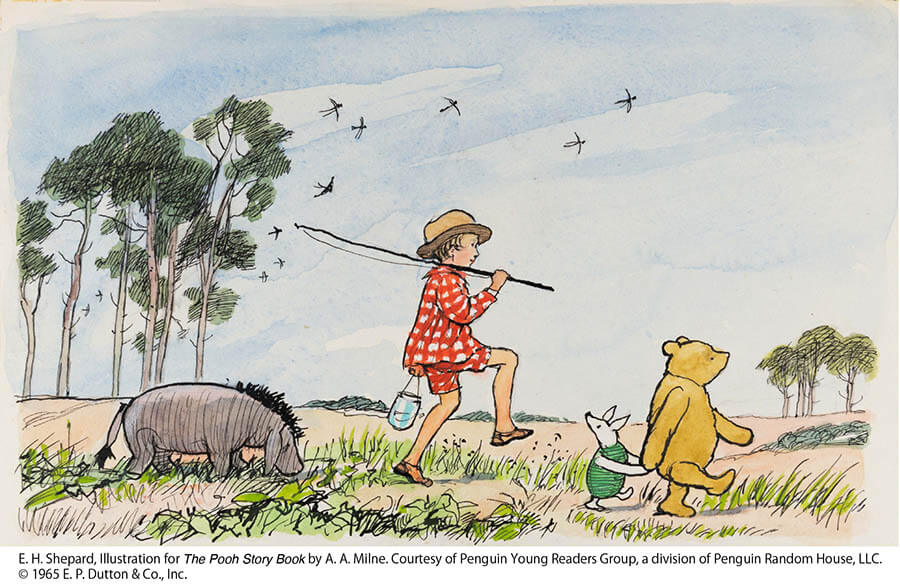 E. H. シェパード 『絵本 クマのプーさん』原画 1965 年
