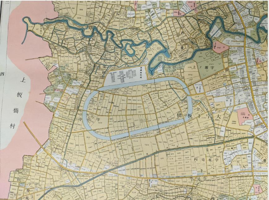 東京府北豊島郡板橋町図　明治44年（1911）