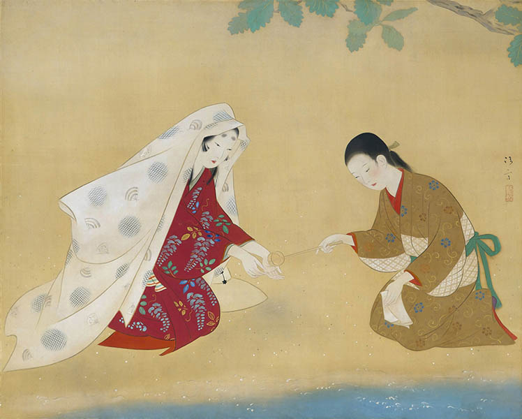 《五十鈴川》昭和18～19年（1943-44）日本画美術同好会蔵