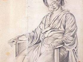 甲斐庄楠音《椅子に倚る女》1920年頃 名古屋市美術館蔵