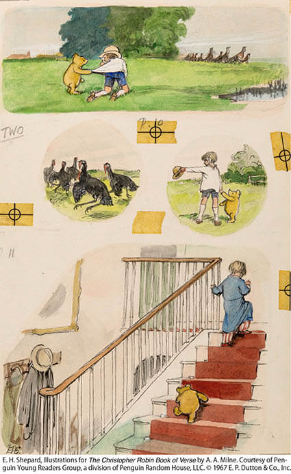 E. H. シェパード 『The Christopher Robin Book of Verse』原画 1967 年