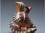 彩画鳥形注口壺　ペルー、ナスカ文化(前200-後500年頃）