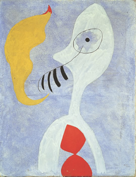ジュアン・ミロ 《絵画（パイプを吸う男）》1925年　富山県美術館 　©Successió Miró/ADAGP, Paris & JASPAR, Tokyo, 2022 E4304