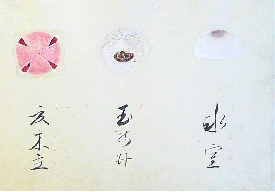 『虎製帖』より「夏木立」(画面左)　江戸時代　株式会社 鶴屋八幡蔵