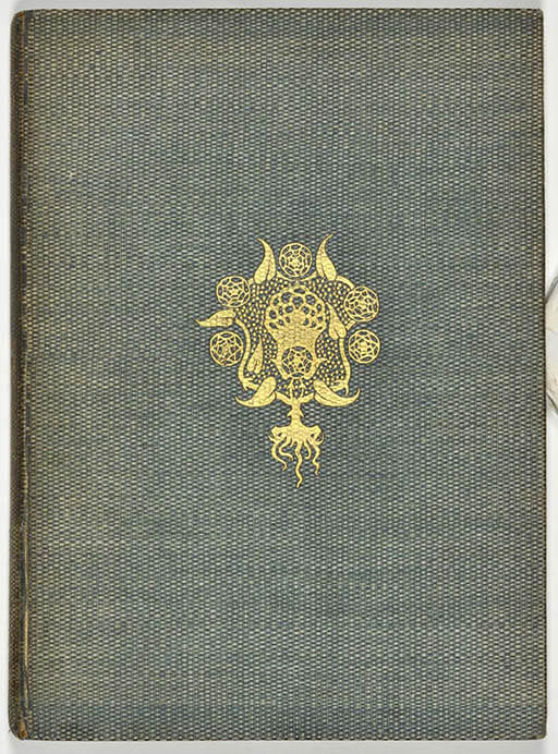 オスカー・ワイルド著、オーブリー・ビアズリー画『サロメ』表紙(1894年刊、K.コレクション)