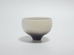 西　崇 タイトル: cremation sake cup　　 サイズ: 60×50×50 技法: 轆轤挽き/炭化焼成