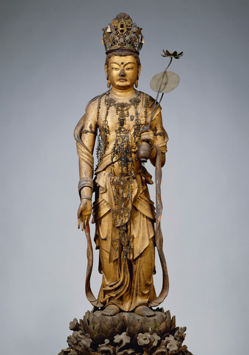 弥勒菩薩立像 [みろくぼさつりゅうぞう]  鎌倉時代（13世紀） 奈良・林小路町自治会