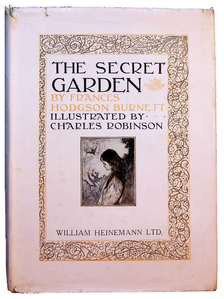 フランシス・ホジソン・バーネット『THE SECRET GARDEN』(Heinmann, London, 1938)　個人蔵