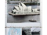 クリスト「包まれたオペラハウス、シドニーのためのプロジェクト」 リトグラフ、コラージュ サイズ：76.9×62.9cm