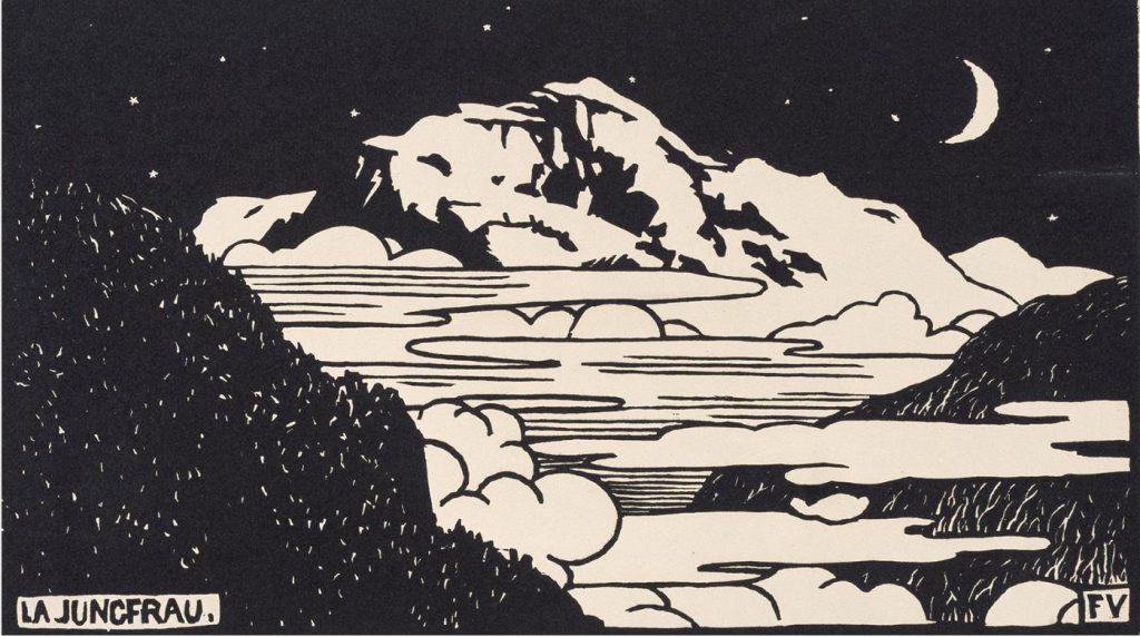 フェリックス・ヴァロットン《ユングフラウ》1892 年 木版、紙 三菱一号館美術館