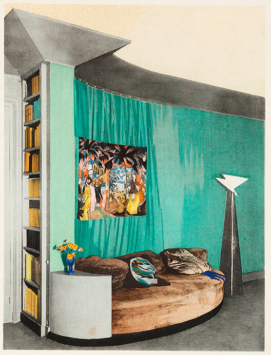 ピエール・シャロー「ホール」『フランス室内装飾』1925年　豊田市美術館