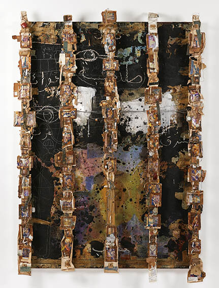 《網膜 (ワイヤー・ホライズン、タンジェ)》 1990-93年　274×187×20cm　東京国立近代美術館