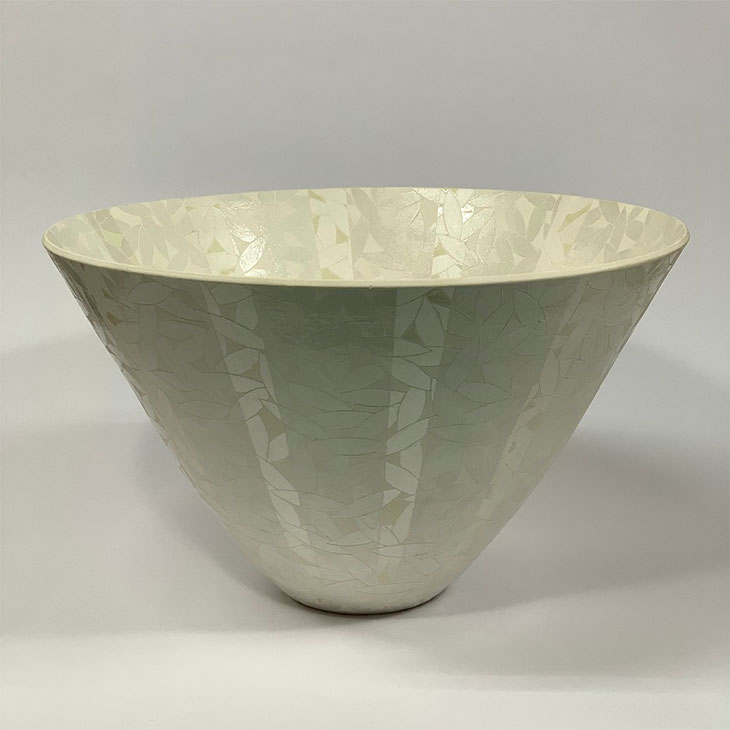 「白彩器 大鉢」 サイズ：幅38×高さ23×奥行38cm