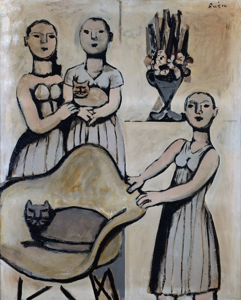 《三人の娘》 1954年、当館蔵 ©︎The MIMOCA Foundation