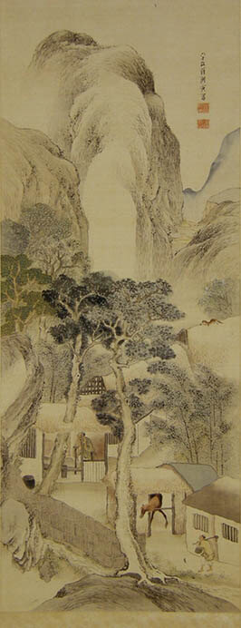 与謝蕪村《農家飼馬図》安永9年 (1780)［後期展示］