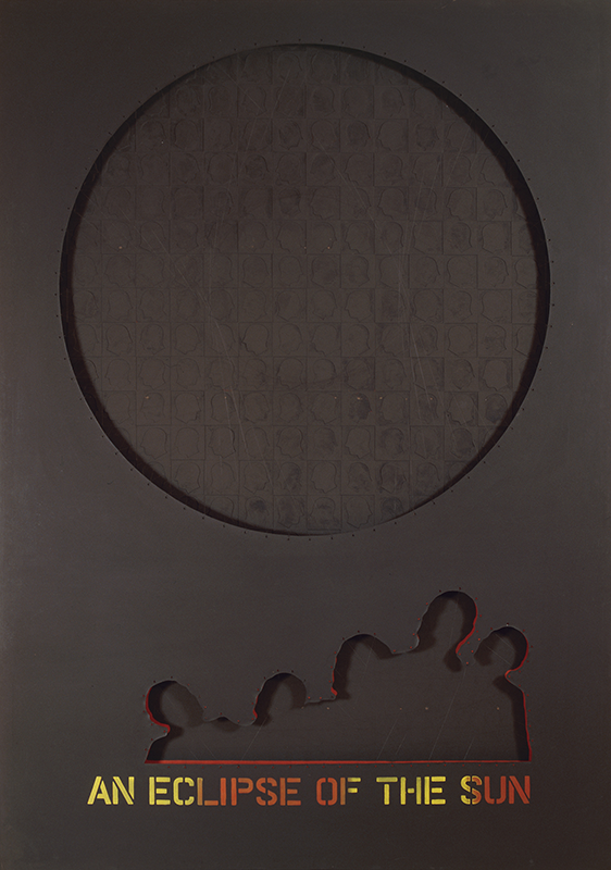 《日蝕》1969年　ミクストメディア　長崎県美術館蔵
