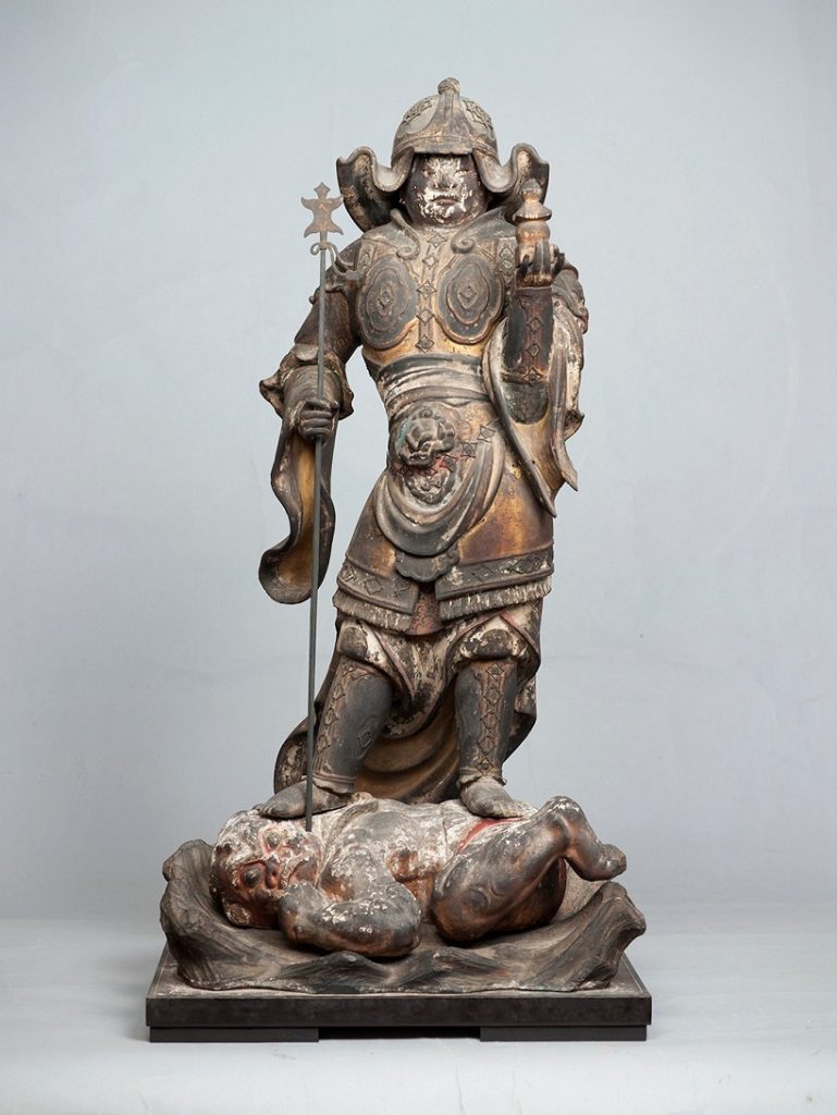 《毘沙門天立像》 鎌倉時代、神奈川県指定重要文化財 清雲寺蔵