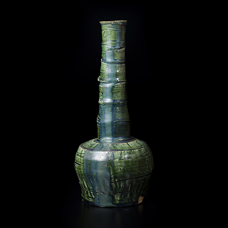 No.3　織部砧花生 / Vase, Oribe
