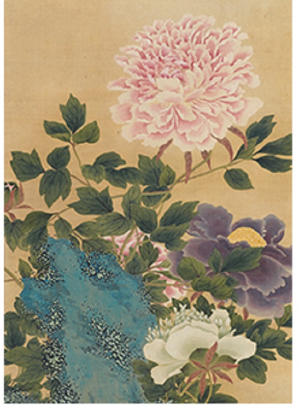 春園富貴図（部分）　田能村竹田  日本　享和～文化年間（1801～18）　出光美術館