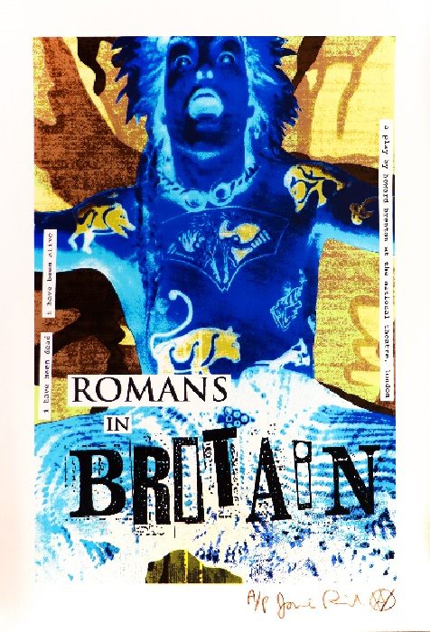 ジェイミー・リード  「ROMANS IN BRITAIN」  2013年  61×88 cm  シルクスクリーン  ed, 200