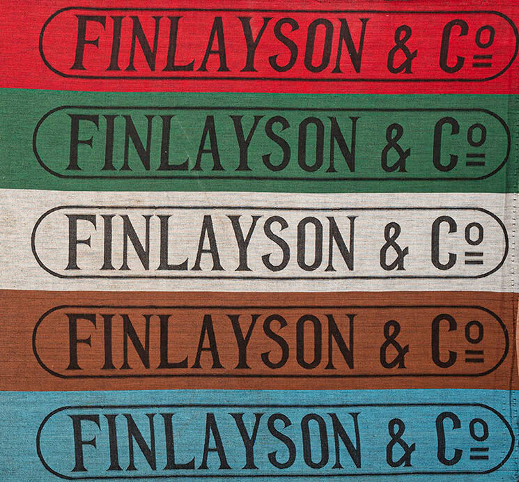 宣伝用バナー(1913年)／タンペレ歴史博物館所蔵
Finlayson® ©Finlayson Oy
