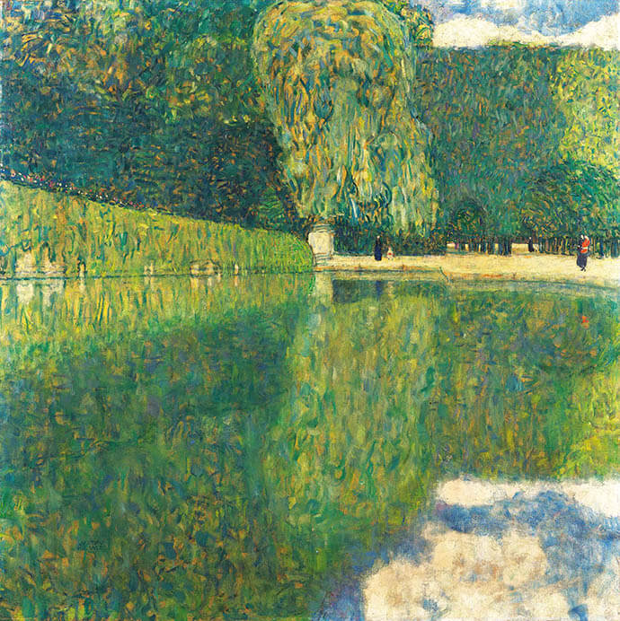 グスタフ・クリムト 《シェーンブルン庭園風景》1916年　油彩／カンヴァス　レオポルド美術館寄託、個人蔵　Leopold Museum, Vienna