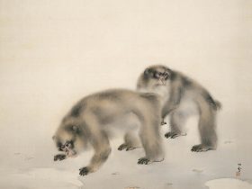 橋本関雪「雨後之朝」昭和12年（1937）頃　足立美術館蔵
