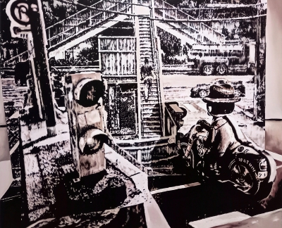木原健志郎 「Dead End」 キャンバスに油彩 72.7cm×91.0cm