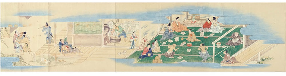 《酒飯論絵巻》2巻のうち巻上　江戸時代　海の見える杜美術館
