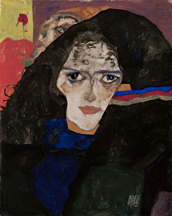 エゴン・シーレ 《悲しみの女》1912年　油彩／板　レオポルド美術館蔵　Leopold Museum, Vienna