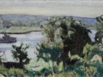 ピエール・ボナール《ヴェルノンのセーヌ川》 1912年　三重県立美術館蔵
