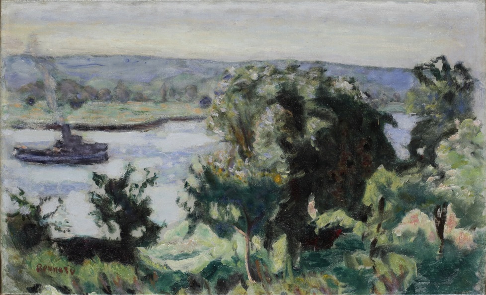 ピエール・ボナール《ヴェルノンのセーヌ川》 1912年　三重県立美術館蔵